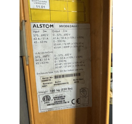 ALSTOM  MV3062A6A1 DRIVE 