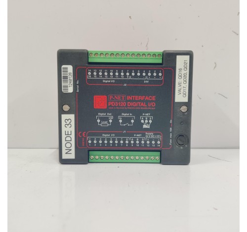 DAMCOS AS PROCES-DATA P-NET PD3120 DIGITAL I/O INTERFACE NEW
