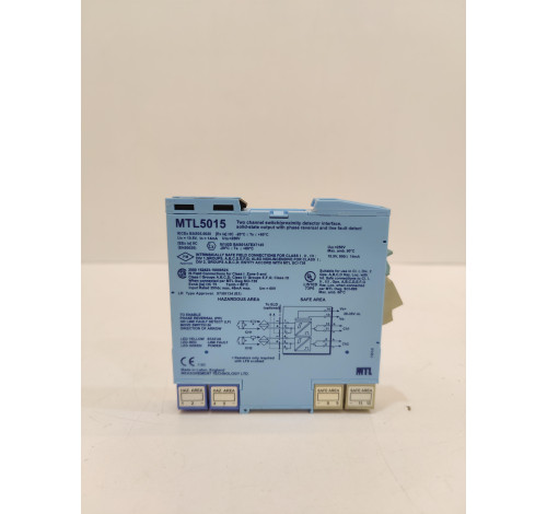 EATON MTL5015 TWO-CHANNEL SWITCH / PROXIMITY DETECTOR INTERFACE IS BARRIER