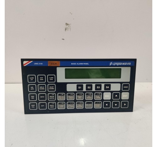 LYNGSO MARINE UMS 2100 BASIC ALARM PANEL P/N 962.005.100/E REV . D