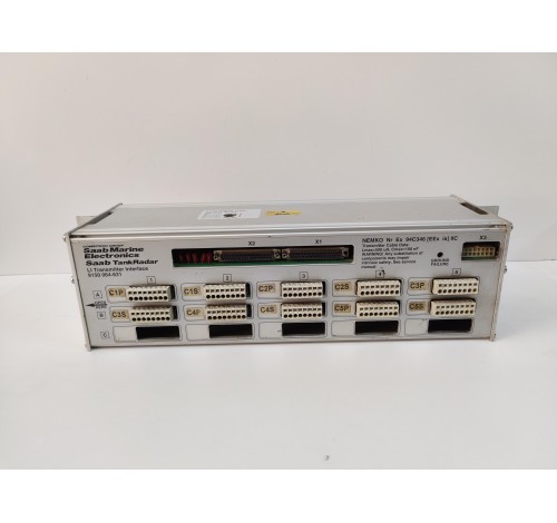 SAAB MARINE ELECTRONICS SAAB TANKRADAR LI TRANSMITTER INTERFACE 9150 064-631