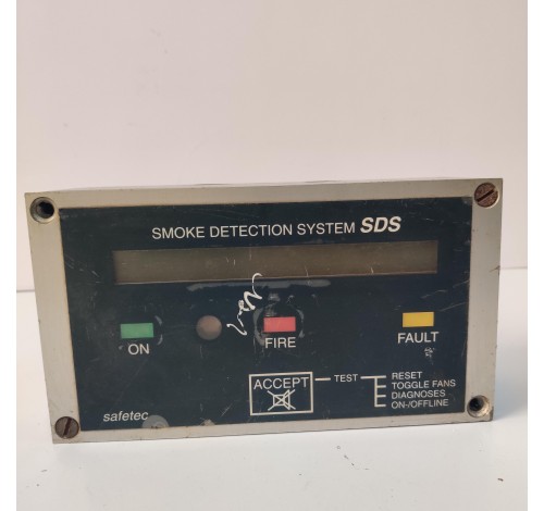 SAFETEC SDS-R/G SMOKE DETECTION SYSTEM CONTROL FIRE PANEL