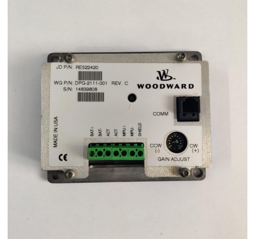 WOODWARD DPG-2111-001 engine speed controller P/N : RE522420 REV C